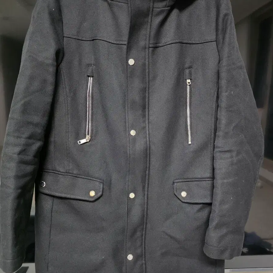 ZARA MAN 후드 코트 M사이즈