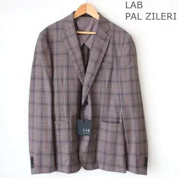 새상품 LAB PAL ZIRELI 울 테일러드 자켓 체크 50
