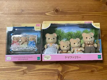 실바니안 패밀리 비스킷 곰 세쌍둥이 곰 패밀리
