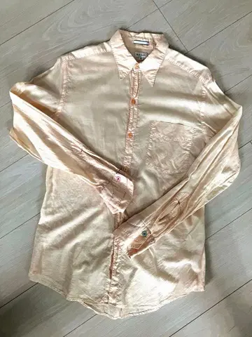 Paul Smith 긴팔 셔츠 페일 오렌지 M 사이즈