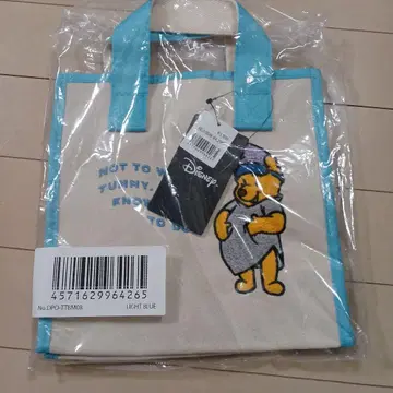 [즉시 구매] 푸우 사가라 자수 토트백 디즈니 Pooh 파랑