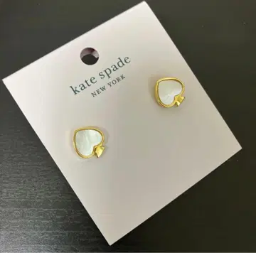 새상품 kate spade NEWYORK 귀걸이 스페이드 쉘 x 골드