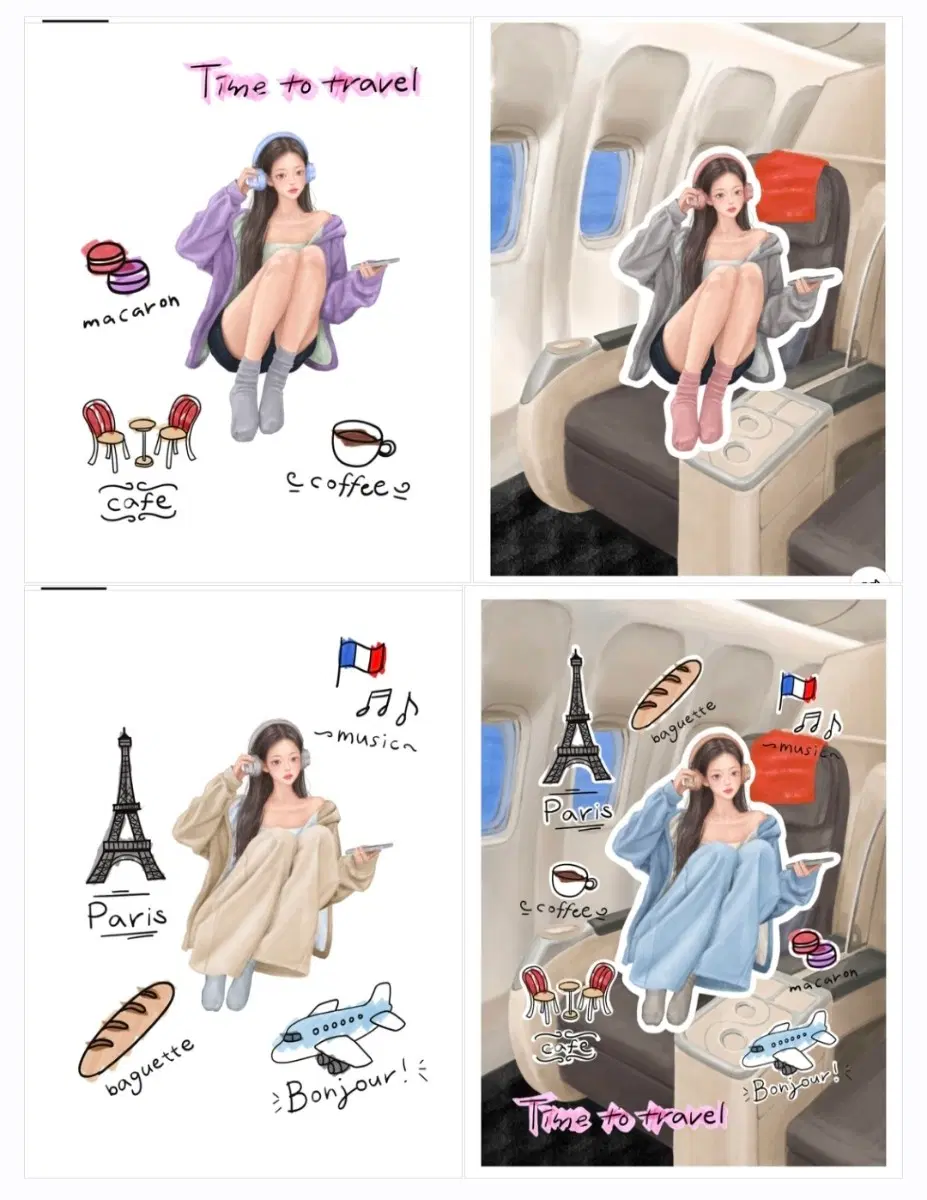 [온닝] 다꾸 스티커 인스 (장당300원)