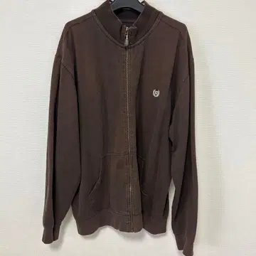 CHAPS 스웨이드 플리스 집업 자켓 브라운 XL