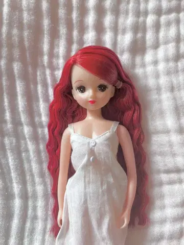 빨간 머리 롱 파마 키라짱