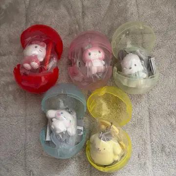 산리오 카라비너 마스코트 5종 세트