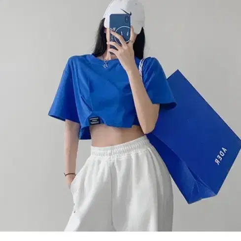 흠뻑쇼크롭티셔츠