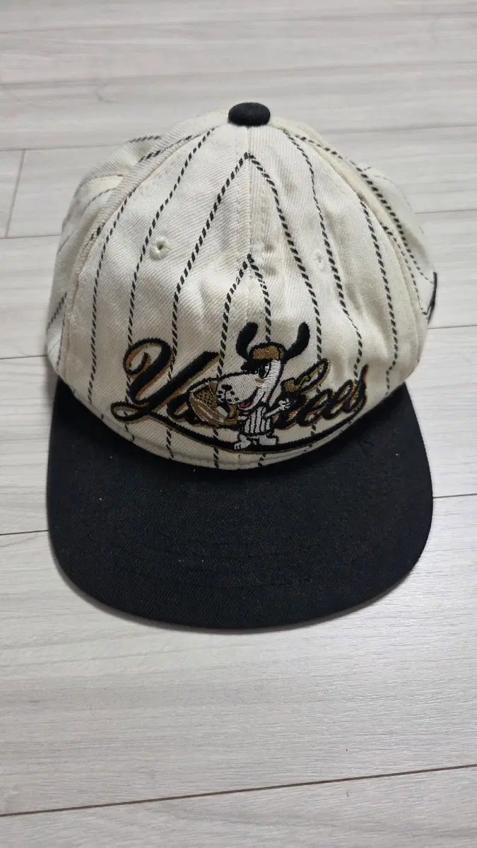 MLB 아동 뉴욕 양키스 스트라이프 볼캡 53cm
