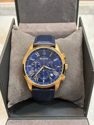 새상품급/BULOVA 브로바 크로노그래프 쿼츠 97B170