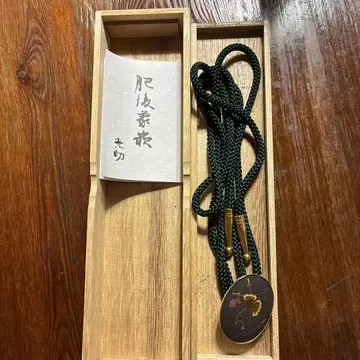 히고조간 루프 타이 코스케 작 은행잎 문양