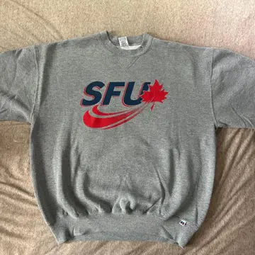 90s USA제 러셀 애슬레틱 칼리지 맨투맨 SFU XL 그레이