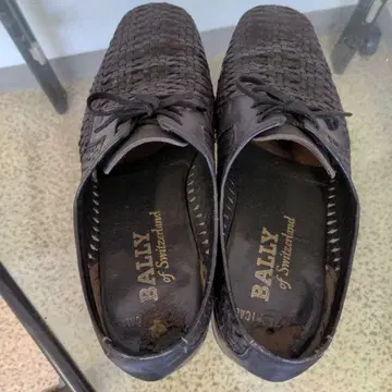 BALLY of Switzerland 메쉬 가죽 신발
