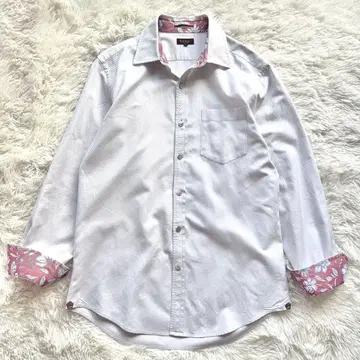 Paul Smith COLLECTION 체크 긴팔 셔츠 화이트 일본제 L