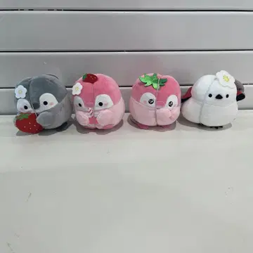 코우펜짱 딸기 코우펜짱 마스코트 전 4종 컴플리트