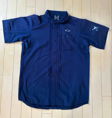 OAKLEY 남성용 골프 셔츠 네이비 XL
