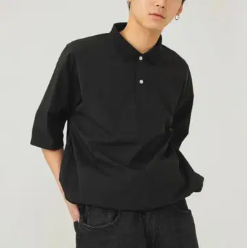 BEAMS 페이크 인 피케 셔츠