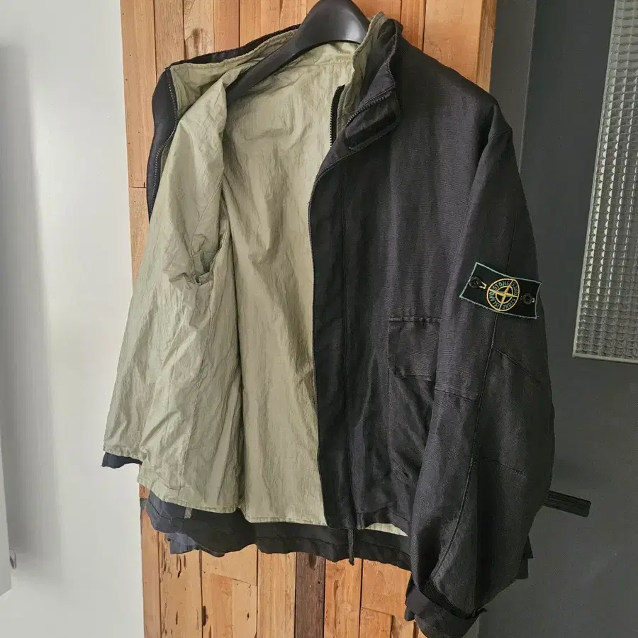 스톤아일랜드 90s 그린엣지 자켓
