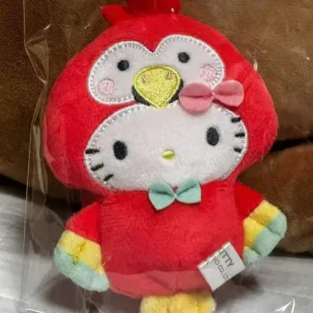 헬로키티 앵무새 인형 키링