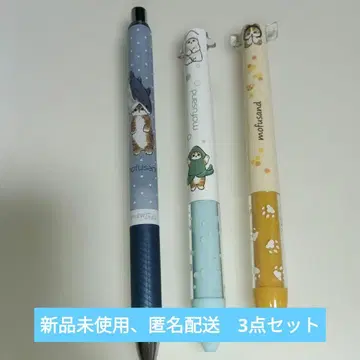 [ 미사용 새상품, 익명 배송 ] 볼펜 모프 샌드 디자인 3종 세트