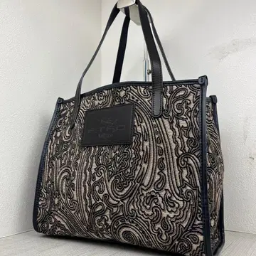 새상품급 현행 ETRO 에트로 토트백 자카드 페이즐리 숄더