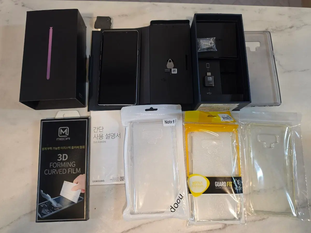 [휴대폰] 삼성 갤럭시노트9 128GB 화이트 공기계 SS급 악세사리등