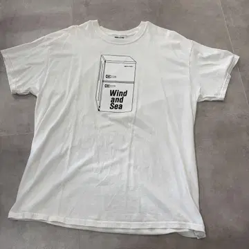 WIND AND SEA 티셔츠 XL 화이트