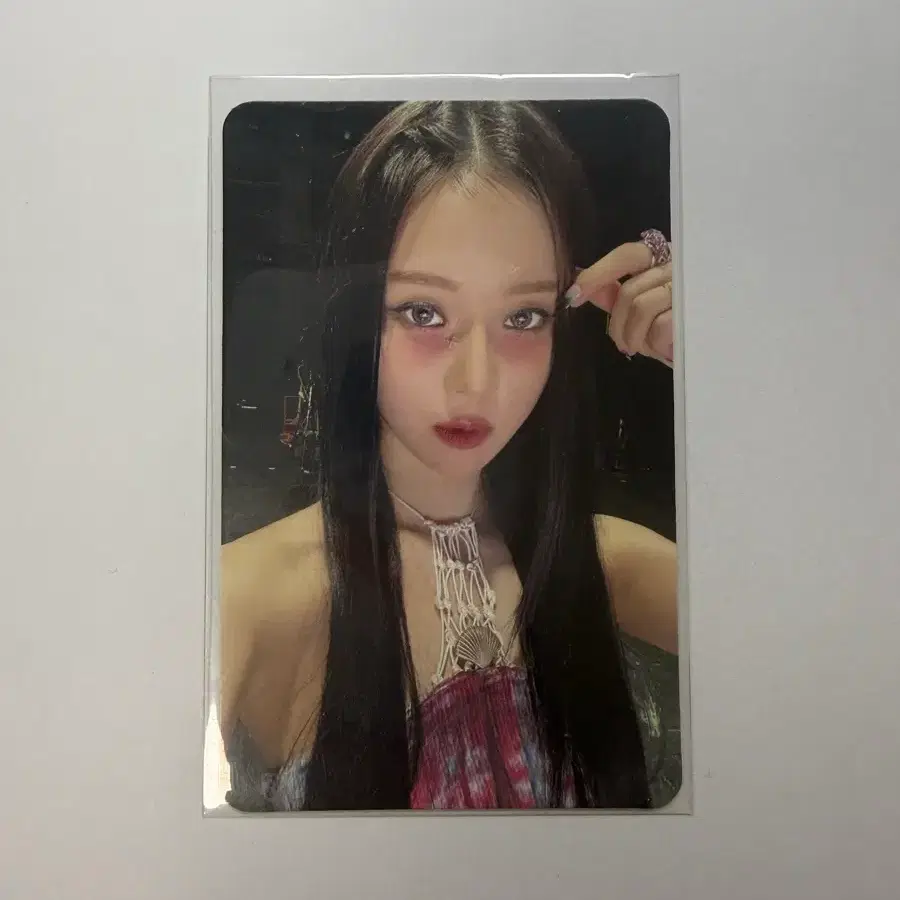 에스파 윈터 마이월드 포스터 버전 포토카드