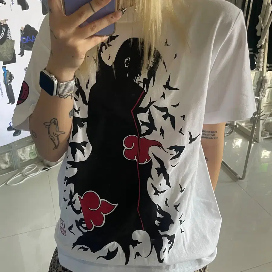 COSPA 코스파 itachi naruto print tee