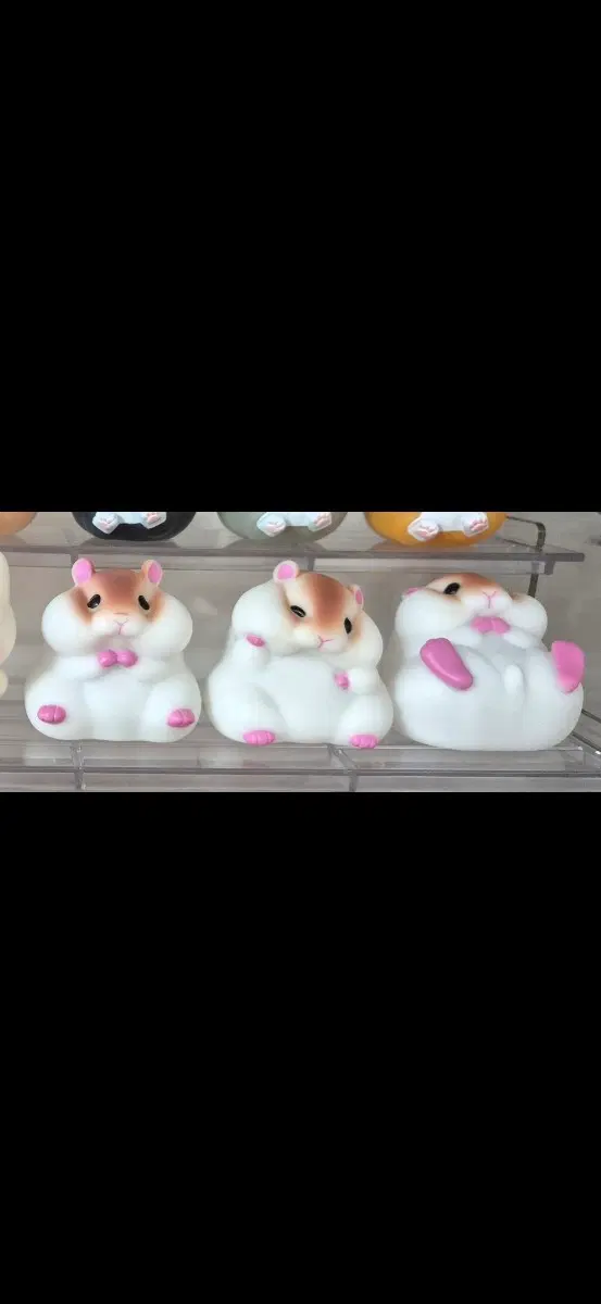 야와모찌 햄스터 햄찌 피규어 3종