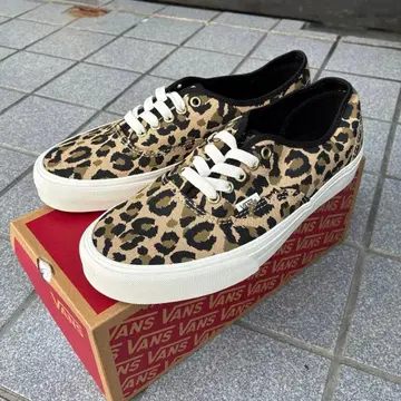 반스 US 기획 오센틱 레오파드 표범 무늬 레오파드 무늬 25.5cm