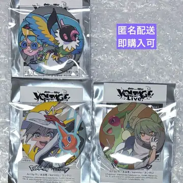 포켓몬 하츠네 미쿠 포케미크 라이브 VOLTAGE 랜덤 캔뱃지 A