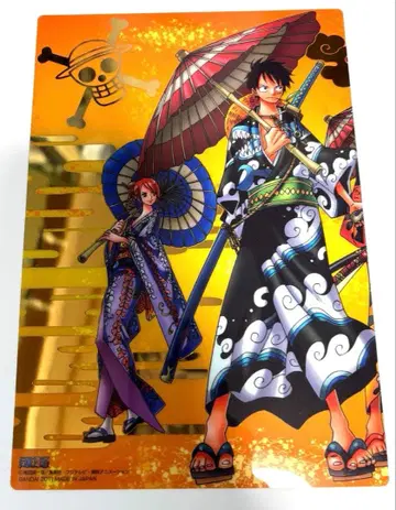 레어 점보 카드다스 ONE PIECE 메모리얼 로그 플레이트 3장 세트
