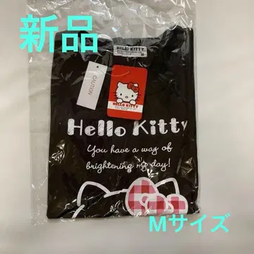 헬로키티 티셔츠 블랙 M사이즈