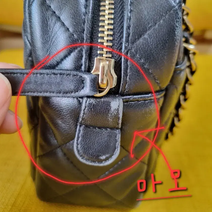 샤넬 램스킨 카메라백 블랙(풀박) 사진 6