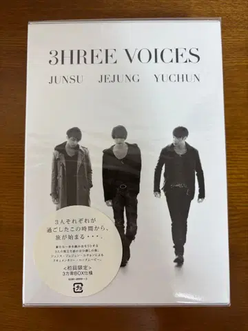 JYJ 3HREE VOICES 최초 한정 3면 박스 사양 DVD