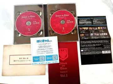 [최초 한정판] 진격의 거인 season2 블루레이 Blu-ray 1권