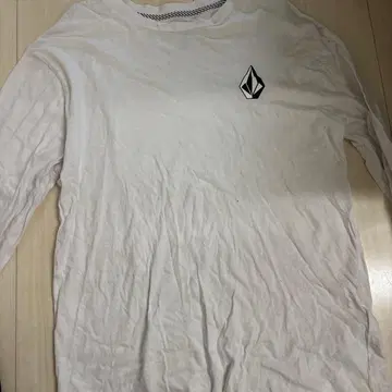 VOLCOM 긴팔 티셔츠 화이트
