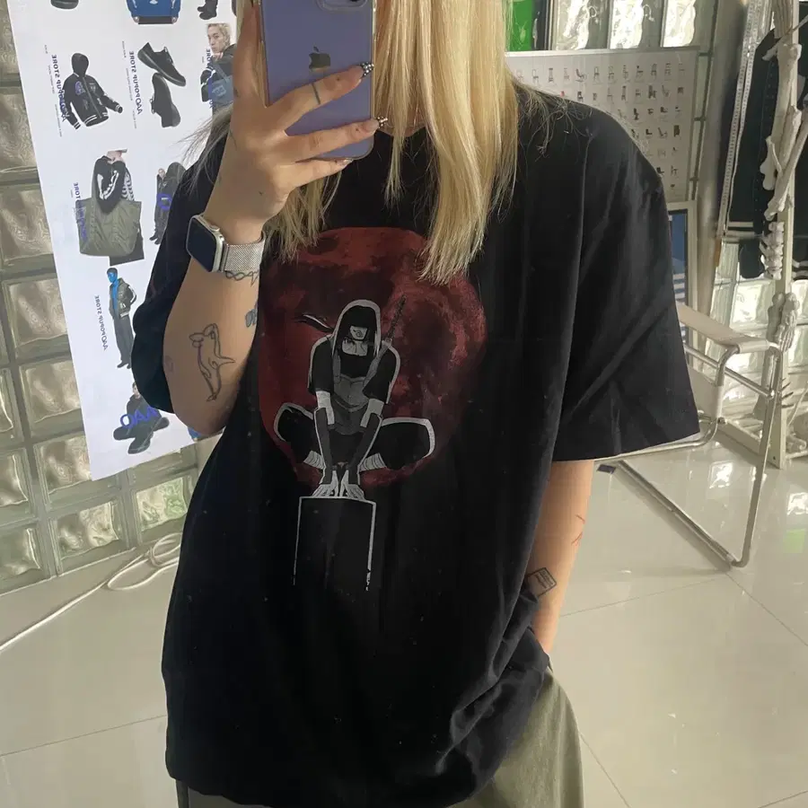 COSPA 코스파 itachi naruto print tee