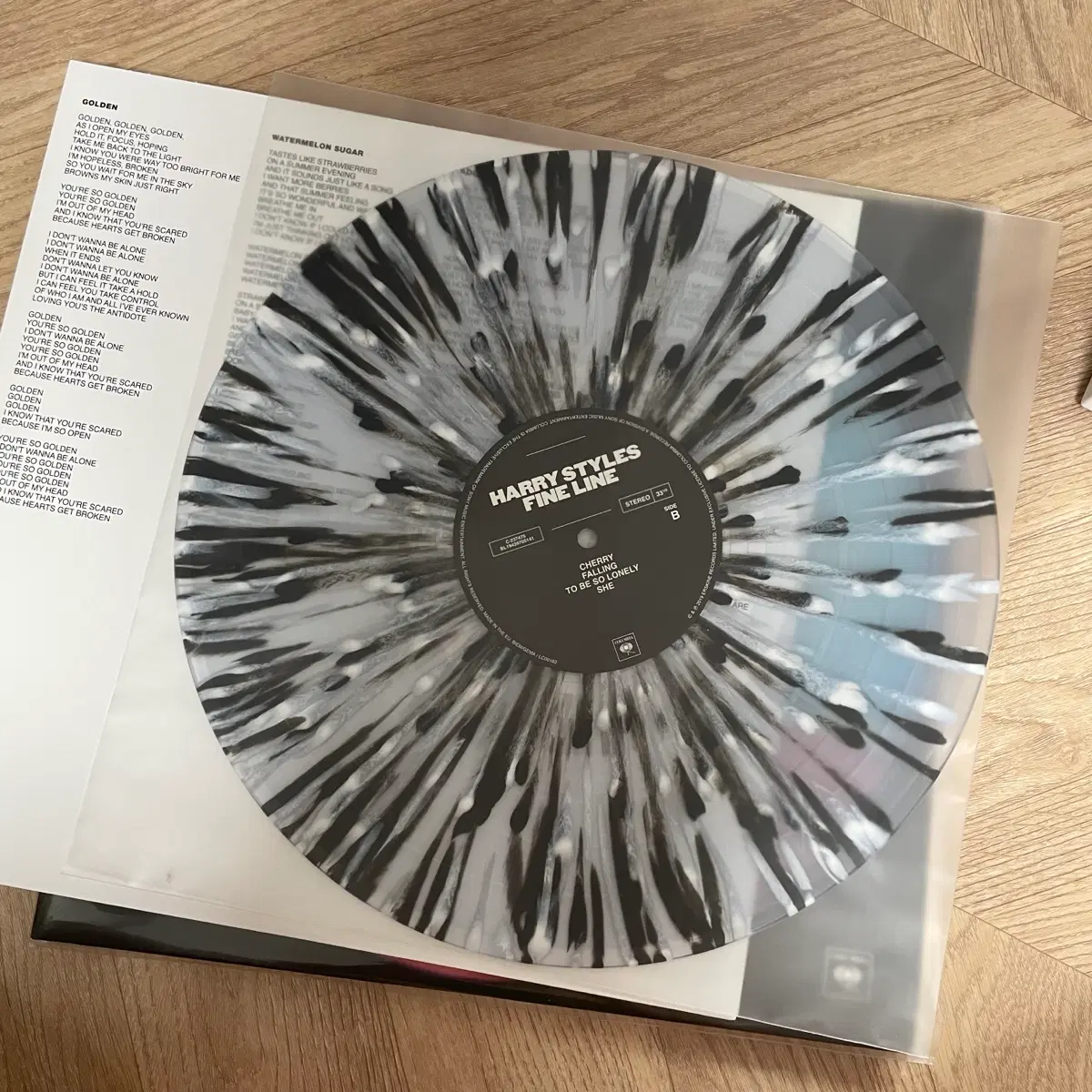 해리 스타일스 앨범 2집 FINE LINE 화이트&블랙 컬러 2LP