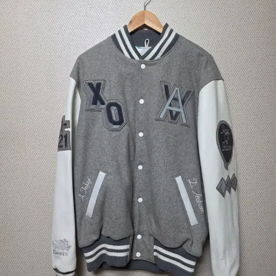 The Weeknd x Daniel Arsham Roots 바시티 자켓