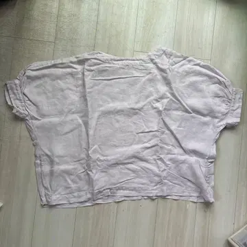 nest Robe 린넨 반팔 풀오버 라벤더