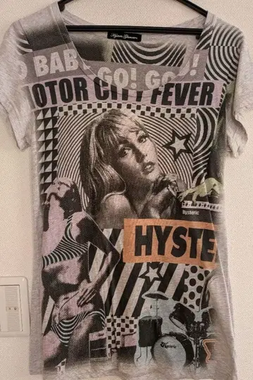 Hysteric Glamour 반팔 셔츠 그레이