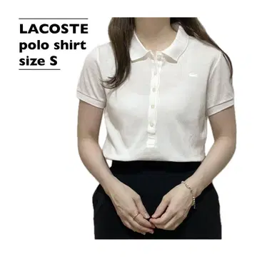 LACOSTE 라코스테 반팔 피케 셔츠 원포인트 자수 로고 일본제
