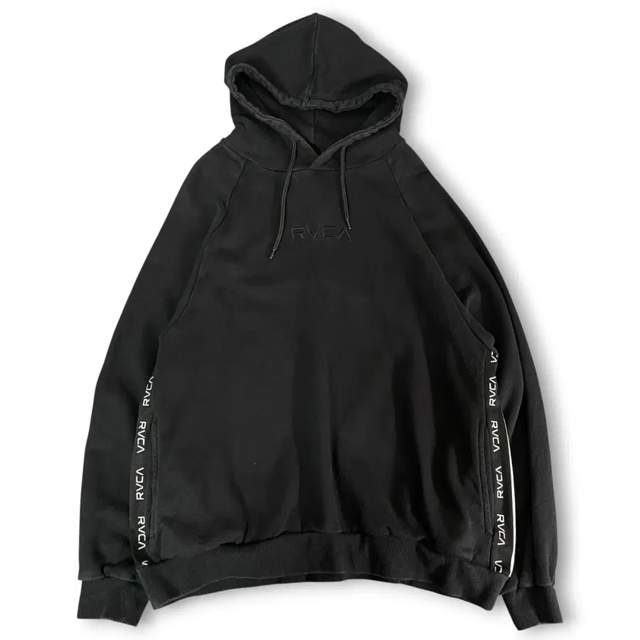 USA RVCA 사이드로고 테이프 풀 오버 후드티 M