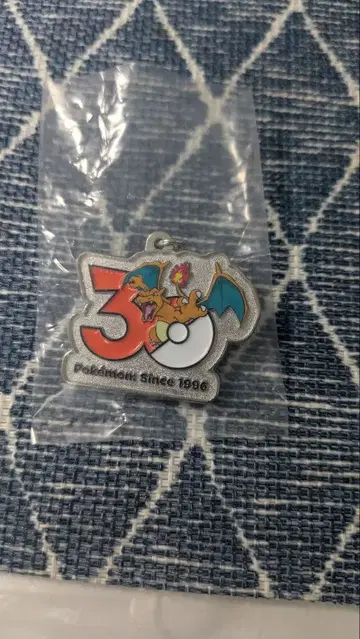 포켓몬 30주년 기념 메탈 참 리자몽