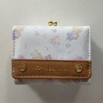 Rilakkuma 3단 폴더형 지갑 가마구치