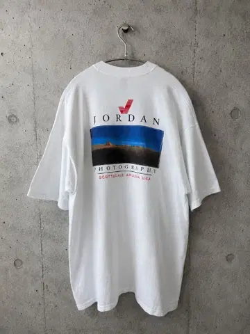 90s JORDAN PHOTOGRAPHY 백 프린트 T XXL USA