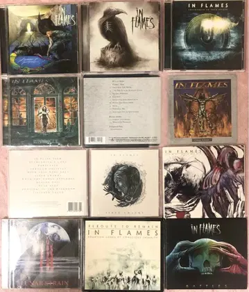 IN FLAMES CD 앨범 10장 세트 묶음 판매
