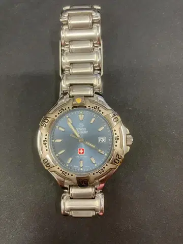 SWISS MILITARY 손목시계 블루 다이얼
