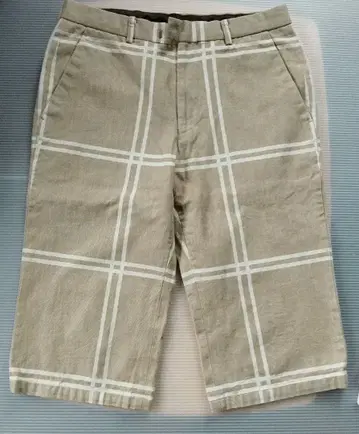 Paul Smith LONDON 체크 무늬 하프 팬츠 베이지 M